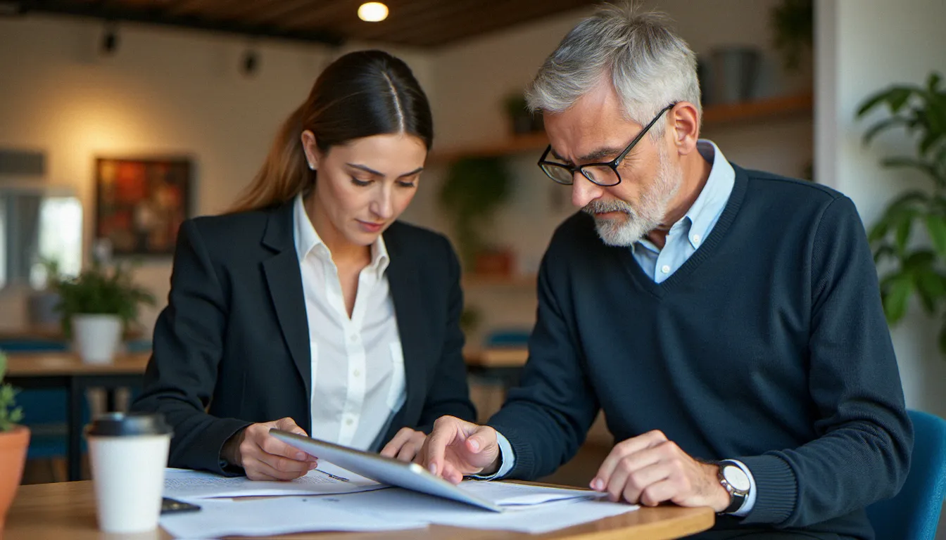 Salariés d'une association normande consultant les documents de prise en charge de formation auprès de leur OPCO