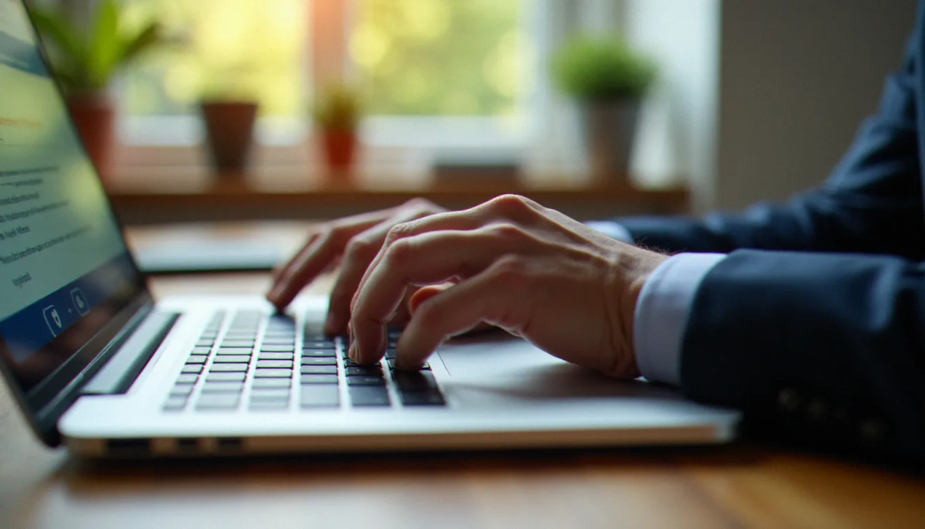 Personne utilisant la plateforme Mon Compte Formation pour rechercher une formation finançable par le CPF