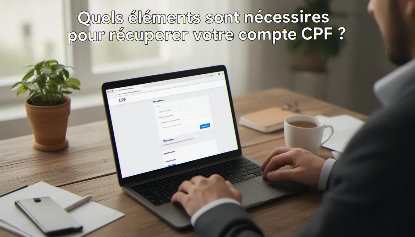 Quels éléments sont nécessaires pour récupérer votre compte CPF ? — comment récupérer son compte cpf