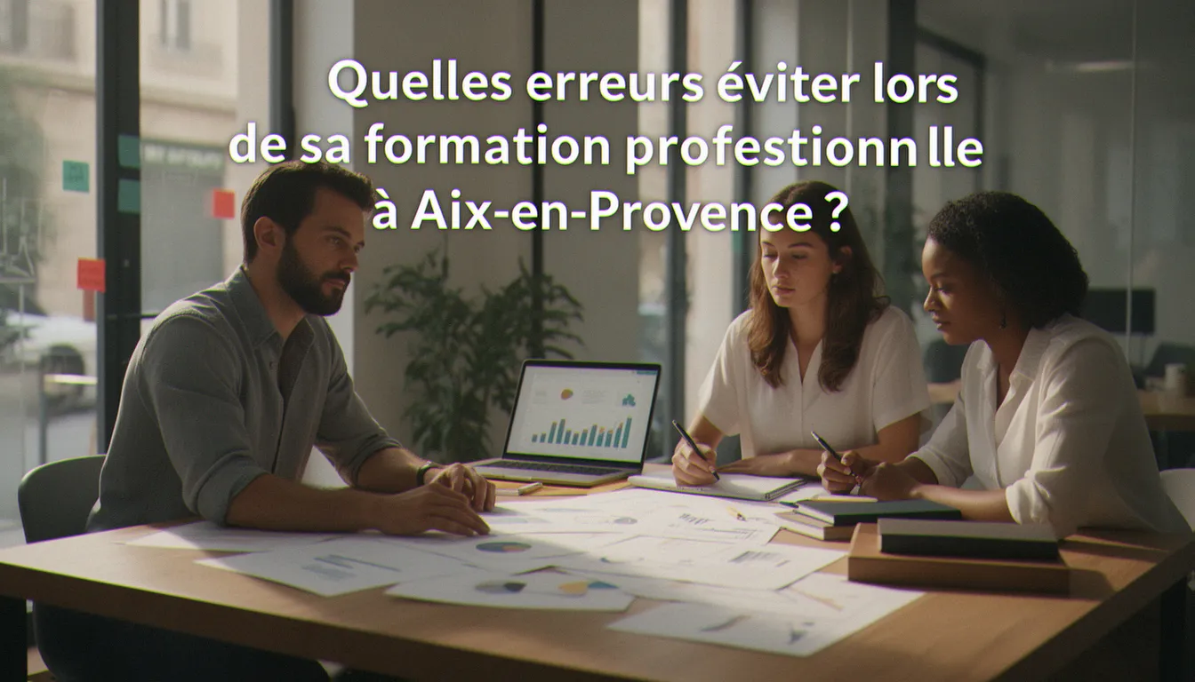 Quelles erreurs éviter lors du choix de sa formation professionnelle à Aix-en-Provence ? — formation professionnelle aix en provence