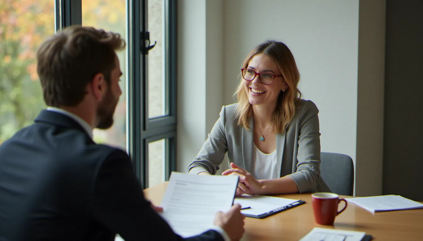 Une conseillère en évolution professionnelle accompagne un salarié dans l'utilisation optimale de son compte CPF lors d'un entretien de bilan de compétences