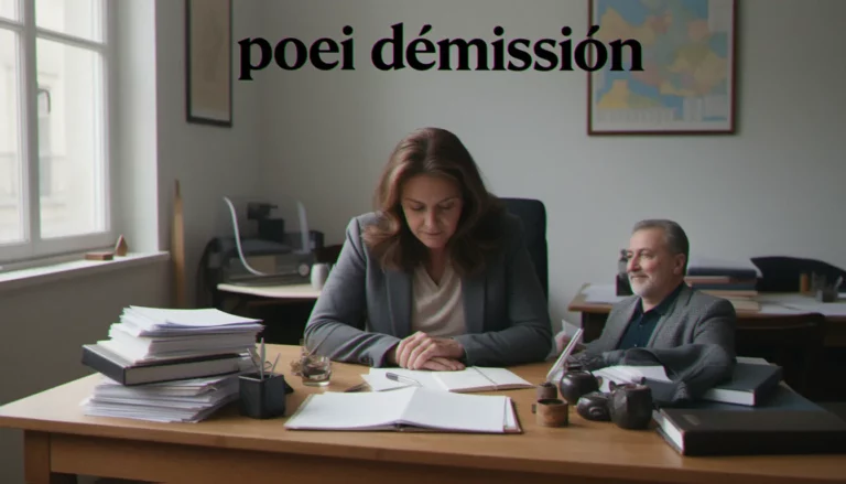 Poei démission : guide complet pour partir sereinement