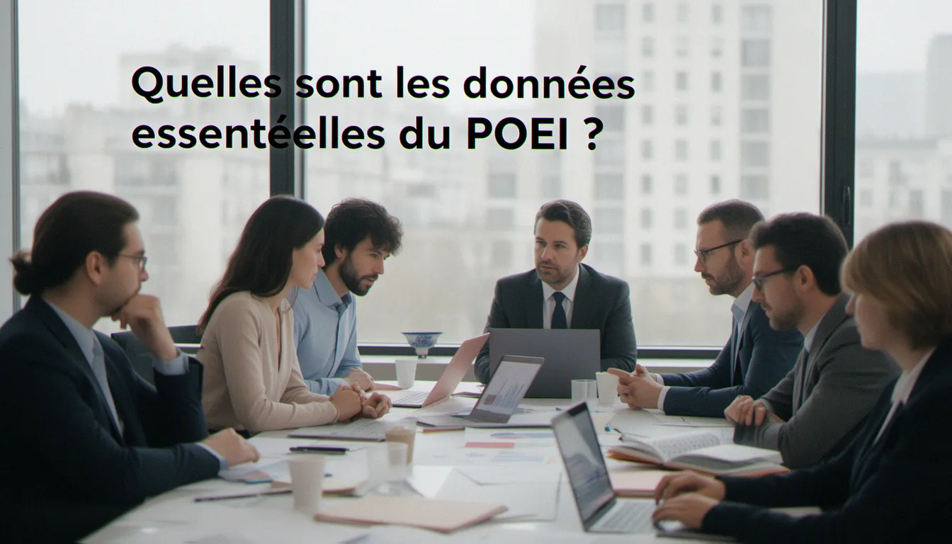 Quelles sont les données essentielles du POEI ? — poei ile de france